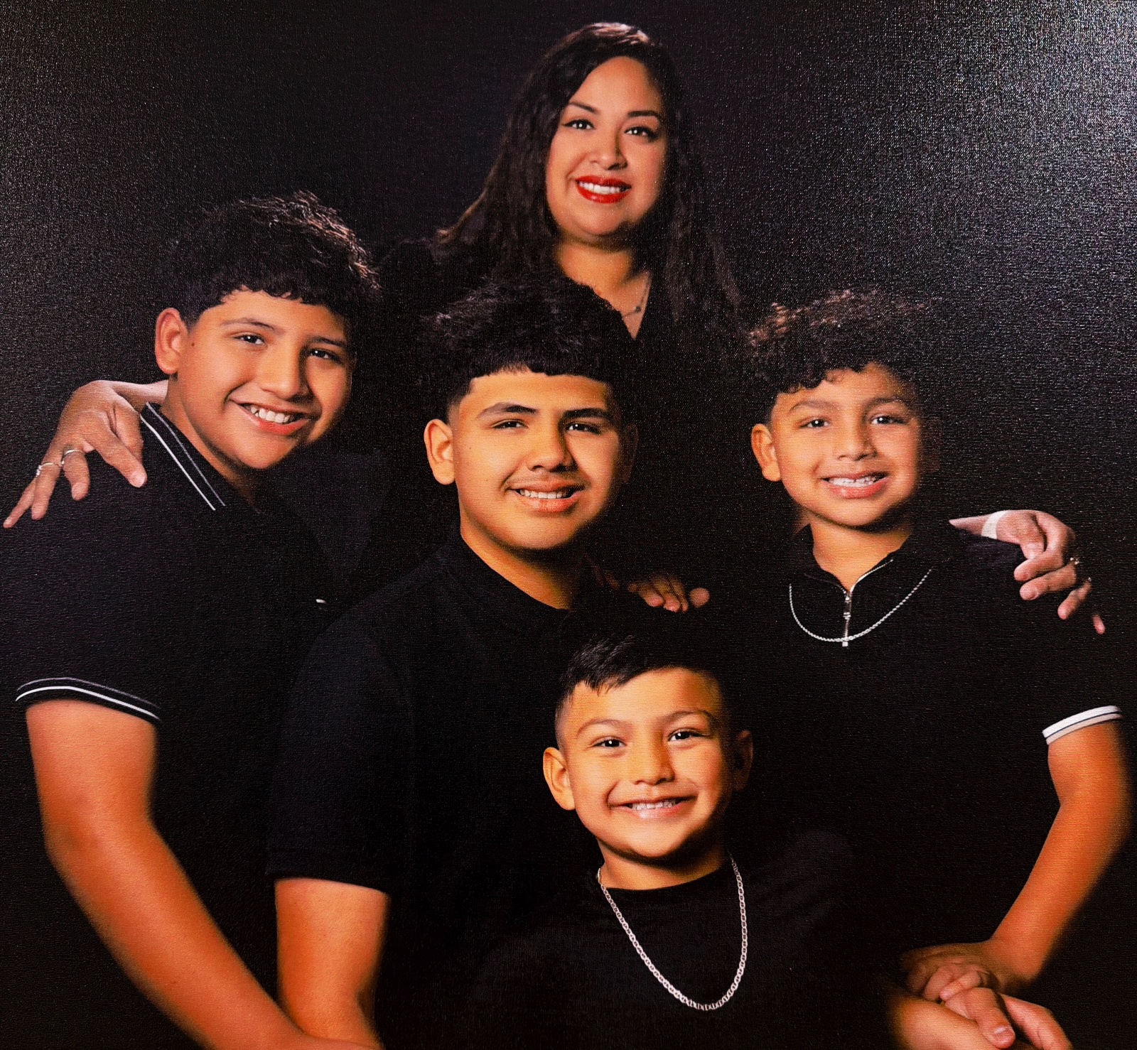 Ruby and her family, owners of G Boyz Chair and Table Rental in San Antonio